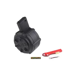 G&G CARICATORE elettrico M4 Drum 2300 bb 2