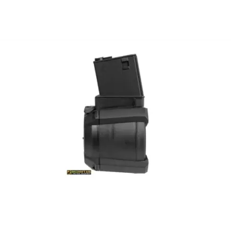 Tornado caricatore elettrico nero M4 Drum 1200 bb