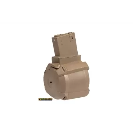 Tornado electric drum magazine tan 1200rds for m4