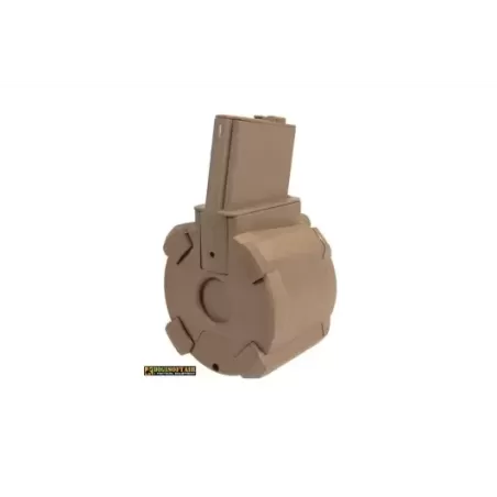 Tornado electric drum magazine tan 1200rds for m4