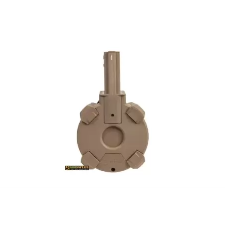 Tornado caricatore elettrico tan M4 Drum 1200 bb