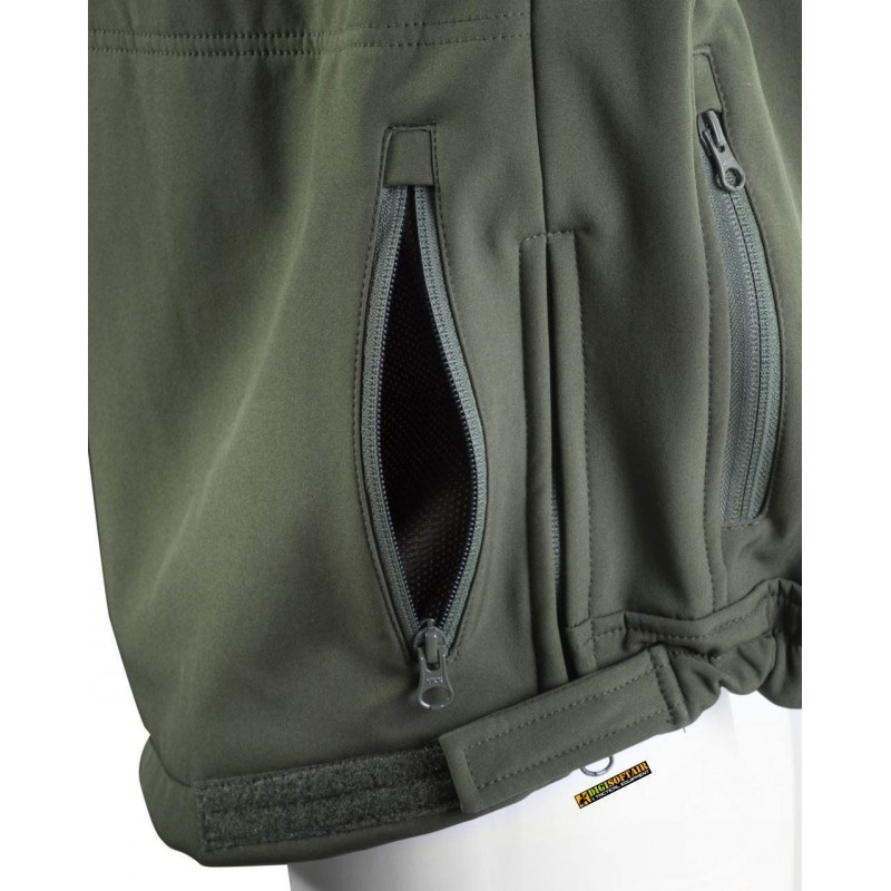 OPENLAND TACTICAL SOFTSHELL JACKET OD GREEN