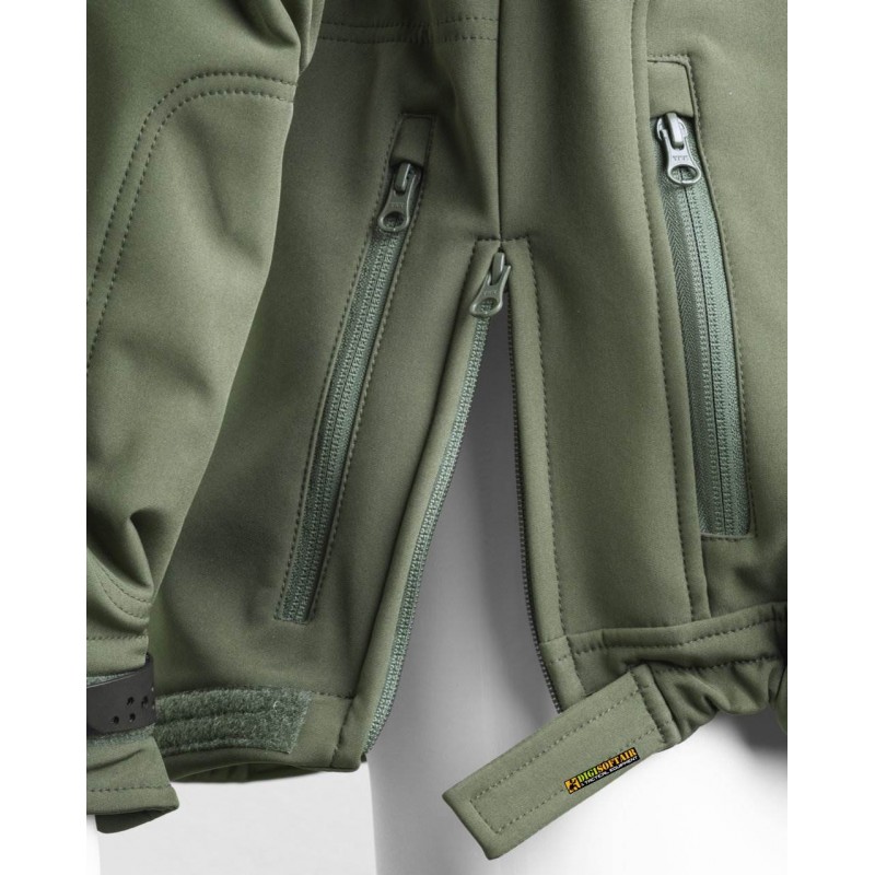 OPENLAND TACTICAL SOFTSHELL JACKET OD GREEN