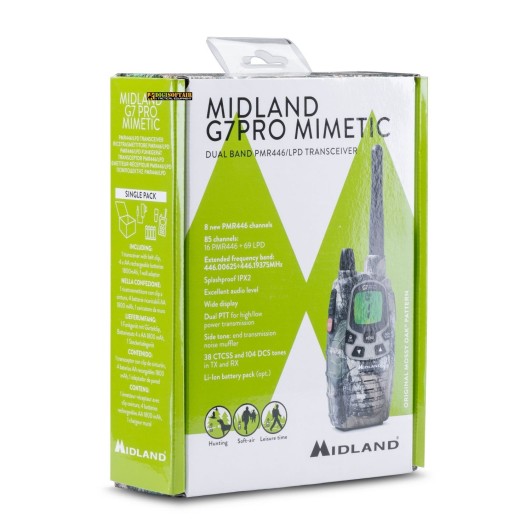 Buy MIDLAND G7 PRO Mimetic dual band transceiver