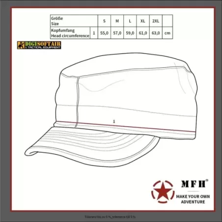 Cappello Patrol US BDU MFH digital woodland