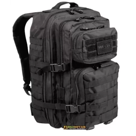36 liters Black backpack Miltec US Assault Pack LG 14002202 36 liters Black backpack Miltec US Assault Pack LG 14002202