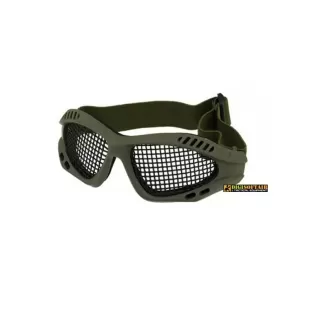 Occhiale a rete Wosport verde per softair 6059V