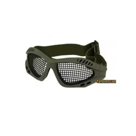 Occhiale a rete Wosport verde per softair 6059V Occhiale a rete Wosport verde per softair 6059V