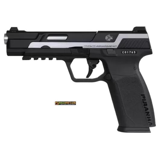 copy of G&G Piranha MK1 GBB pistol Piranha black silver