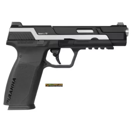 G&G Piranha MK1 Pistola Gas blowback black silver G&G Piranha MK1 Pistola Gas blowback black silver