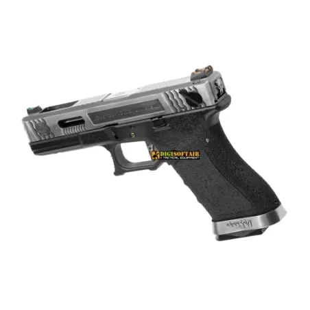 WE G force 18C custom series black, silver slide WE G force 18C custom series black, silver slide