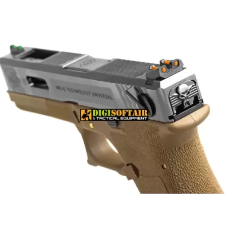 WE G force 18C custom series Desert, silver slide WE G force 18C custom series Desert, silver slide