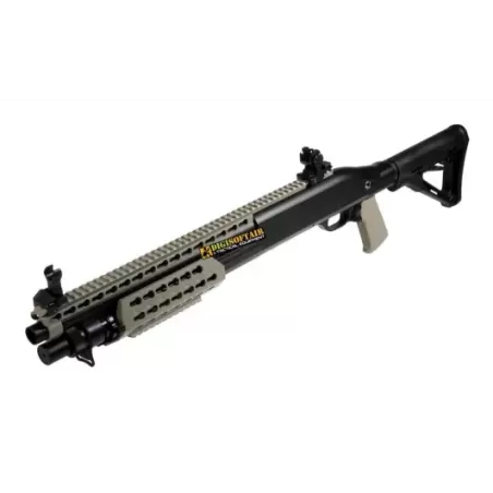 Secutor Velites S V Tan Full metal Pump Action Shotgun
