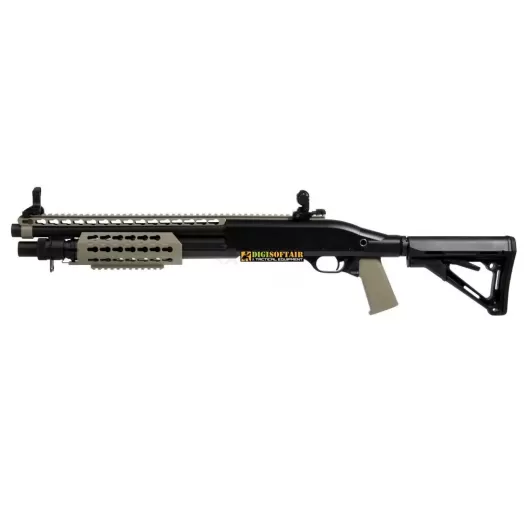Secutor Velites S V Tan Full metal Pump Action Shotgun