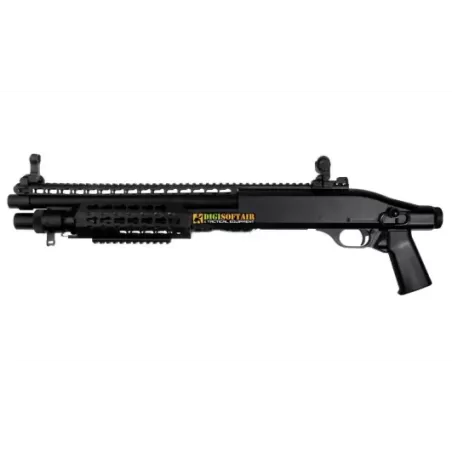 Secutor Velites S II Black Fucile a pompa a Gas Full metal