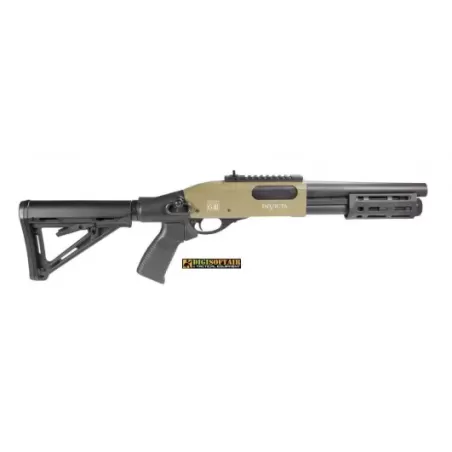 Secutor Velites G III Tan Full metal Pump Action Shotgun sav0019