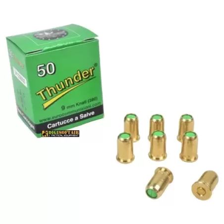 Blank ammunition caliber 380 Thunder