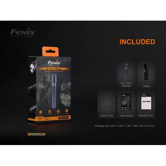 Fenix TK11 Tac Torcia a led 1600 lumens