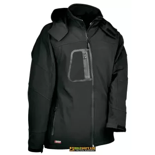 Softshell Sweden Cofra colore Nero, impermeabile e antivento