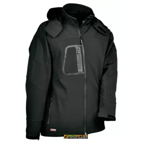 Softshell Sweden Cofra colore Nero, impermeabile e antivento Softshell Sweden Cofra colore Nero, impermeabile e antivento