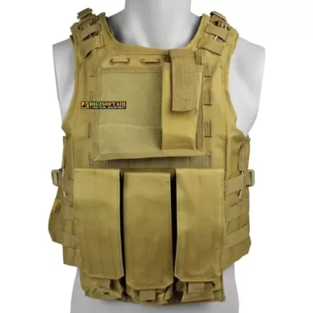 ROYAL Tactical vest Tan VT-1104T