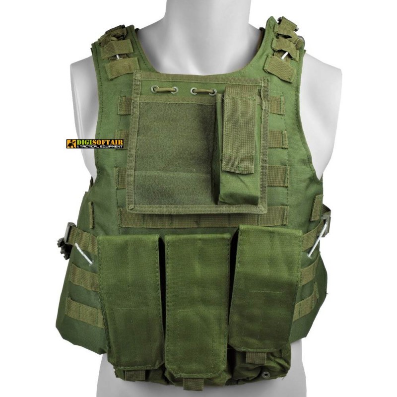 Buy ROYAL Tactical vest Olive drab VT-1104V