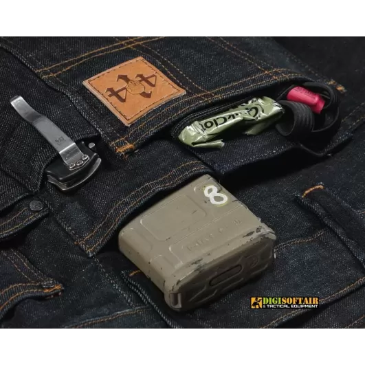 4-14 Tactical Jeans GHOST blue denim