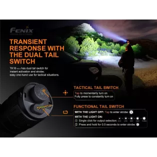 FENIX TK16 V2 tactical flashlight LED 3100 lumens 2