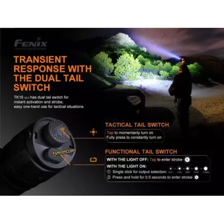 copy of FENIX TK16 flashlight LED 1000 lumens