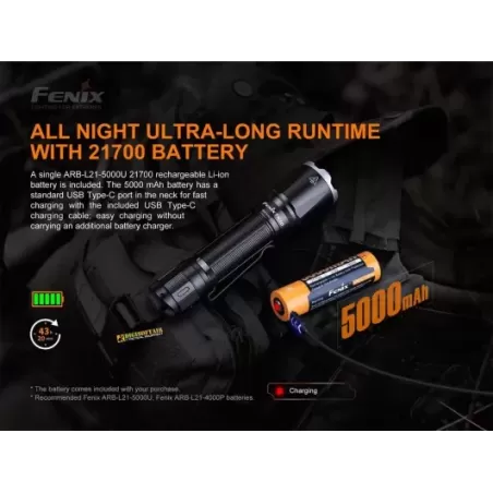 copy of FENIX TK16 flashlight LED 1000 lumens