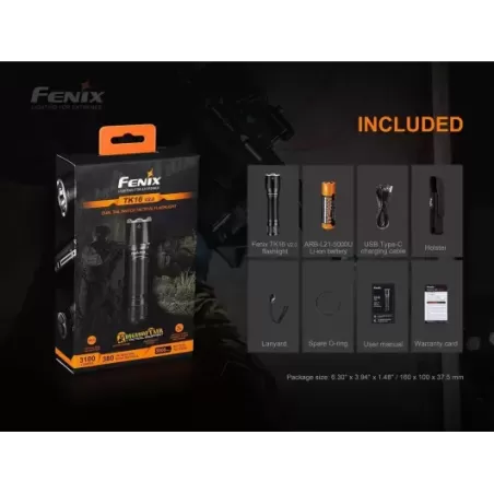 copy of FENIX TK16 flashlight LED 1000 lumens
