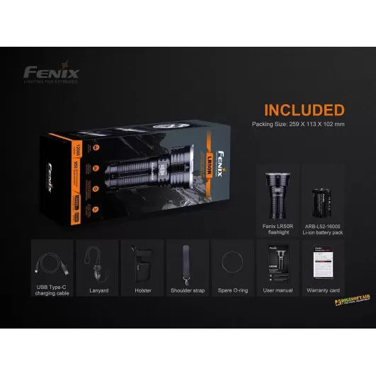Torcia Fenix LR50R Flashlight 12000 Lumens