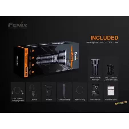 Torcia Fenix LR50R Flashlight 12000 Lumens