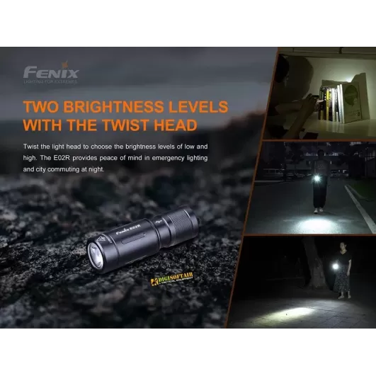 Fenix E02R Torcia portachiavi da 200 lumen
