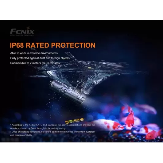 copy of Fenix E03R Keychain Flashlight 260 lumen