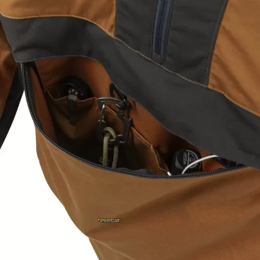 WOODSMAN Anorak Jacket Black, Taiga Green Helikon Tex