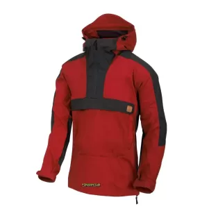 WOODSMAN Anorak Jacket Crimson, Ash Grey  Helikon Tex