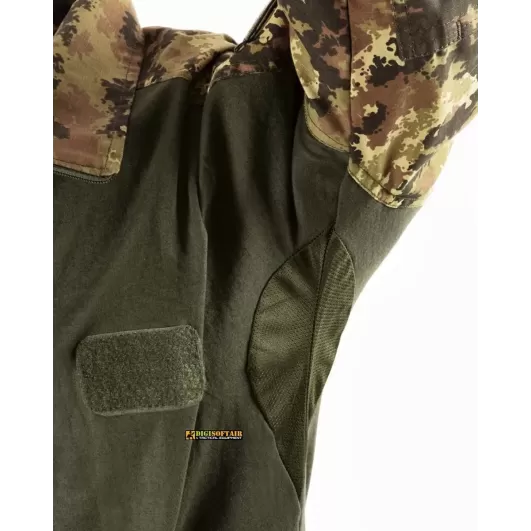 OPENLAND NERG Tactical combat shirt in cotone Vegetato Italiano