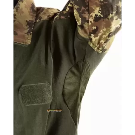 OPENLAND NERG Tactical combat shirt in cotone Vegetato Italiano