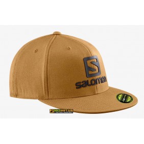 Salomon Logo Cap FlexFit Bronze Brown LC1535500