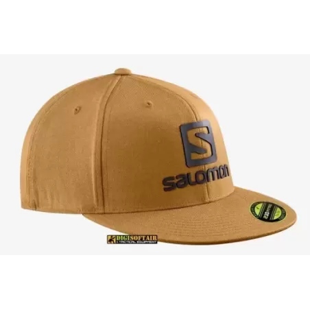 Salomon Logo Cap FlexFit Bronze Brown LC1535500