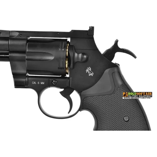 REVOLVER colt PYTHON 357 6" BLACK CO2 FULL METAL CON LOGHI