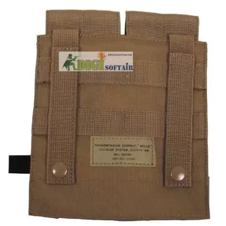 MFH Mag Pouch double Molle coyote tan