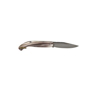 Coltello artigianale Nista Gobbo di Guardiagrele 20cm corno e acciaio 2