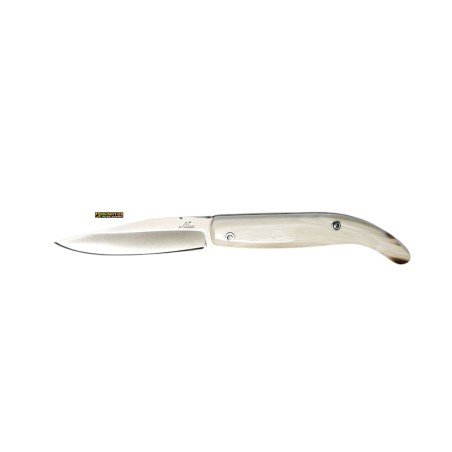 Coltello artigianale Nista Gobbo di Guardiagrele 23cm corno e acciaio Coltello artigianale Nista Gobbo di Guardiagrele 23cm corno e acciaio