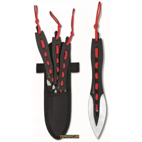 set 3 Coltelli da lancio 19cm Albainox 31857