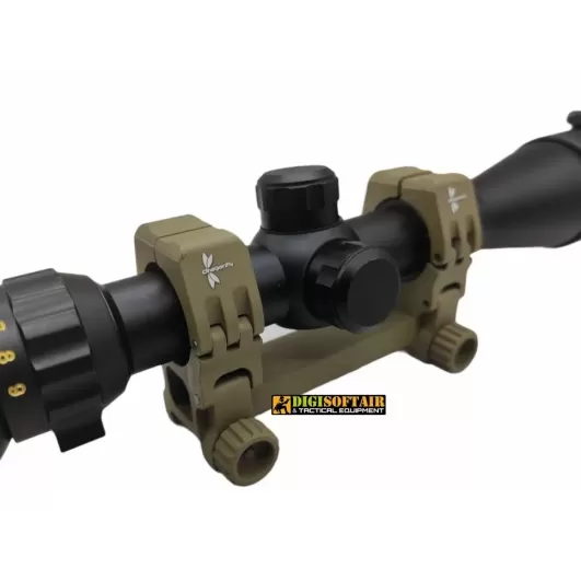 Dragonfly 3-9x40 Riflescope with easy fit dark earth connection