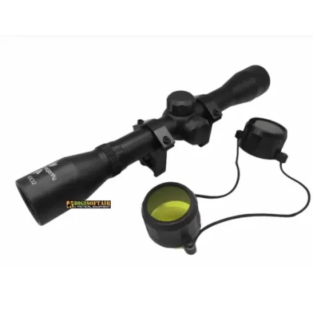 DRAGONFLY Rifle scope 4X32 with scaled cross reticle