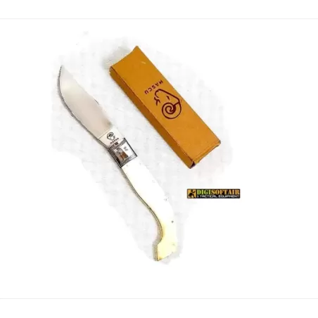 Arburese Mascu in Corno bianco con lama da 10cm 60341