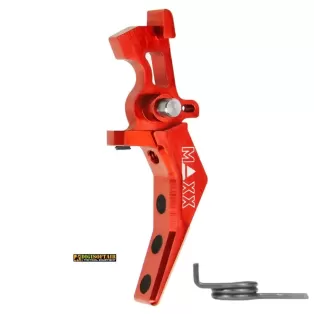 Maxx Model CNC Aluminum Advanced Speed Trigger Style B Red 2